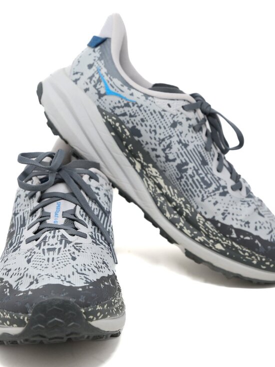 Hoka Speedgoat 6 GTX Men\'s Sneakers Athletic Shoes Size 12.5 D Gray Blue EUC